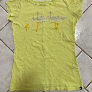 3 for $15 Neon yellow Hurley graphic tee